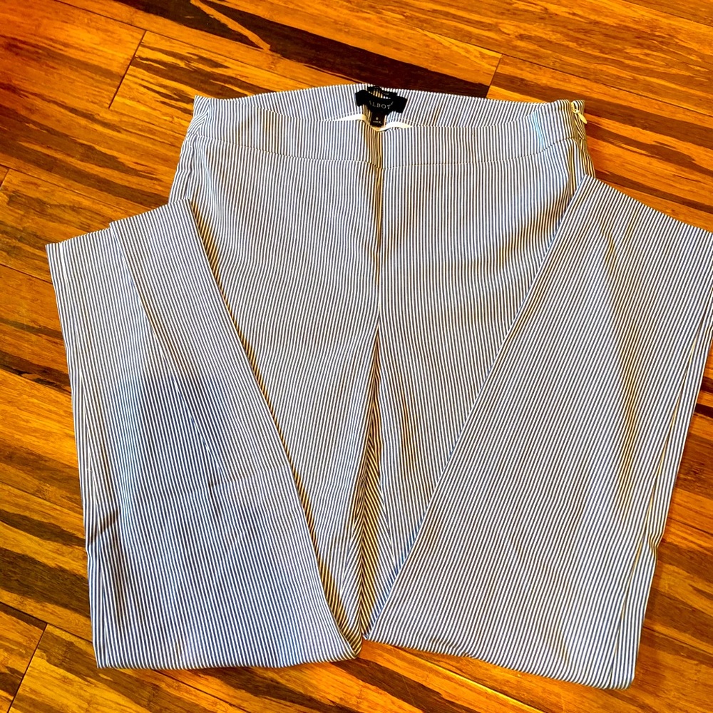 Talbots pinstripe pants
